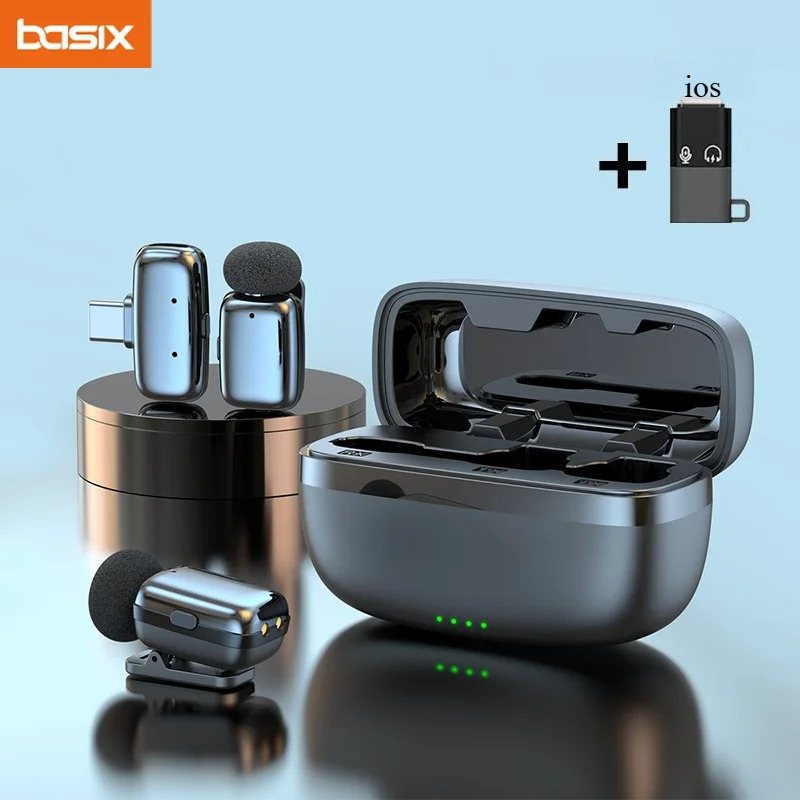 Phone Accessories Android - Set de Micrófono Lavalier Inalámbrico con