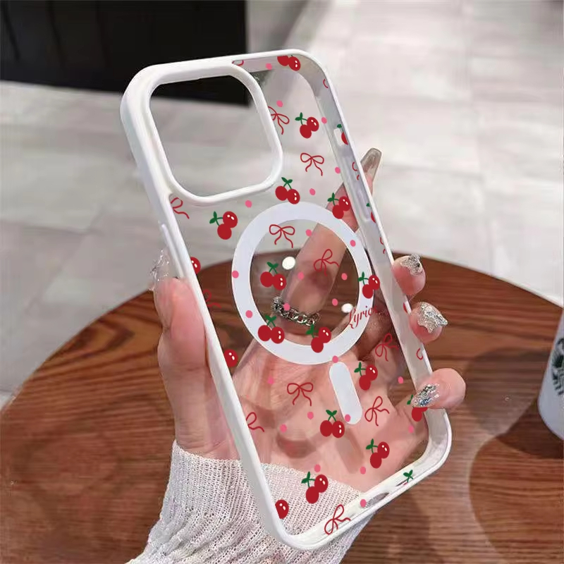 Xo Phone Accessories - Funda Magnética Transparente Rígida con Estampado