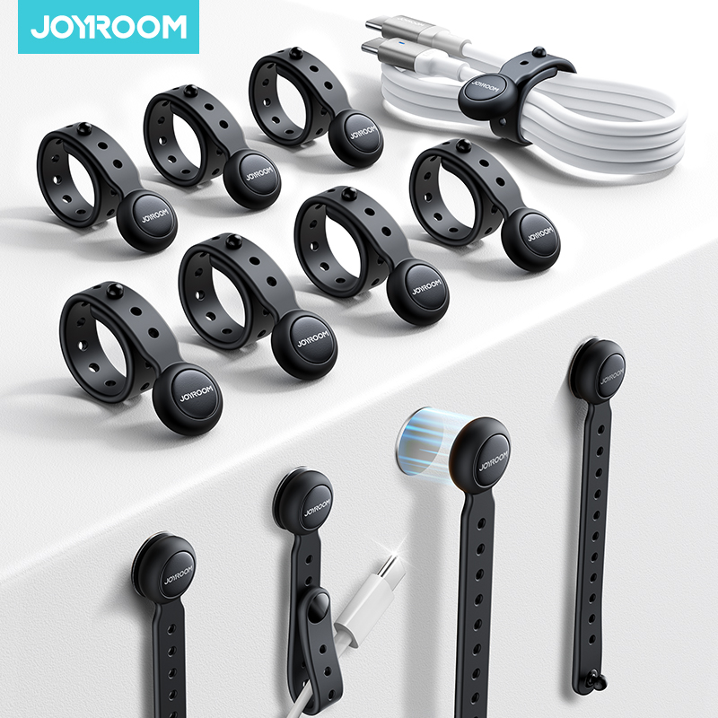 Cable Organizer Magnetic - Joyroom 12/6 Uds bridas magnéticas para