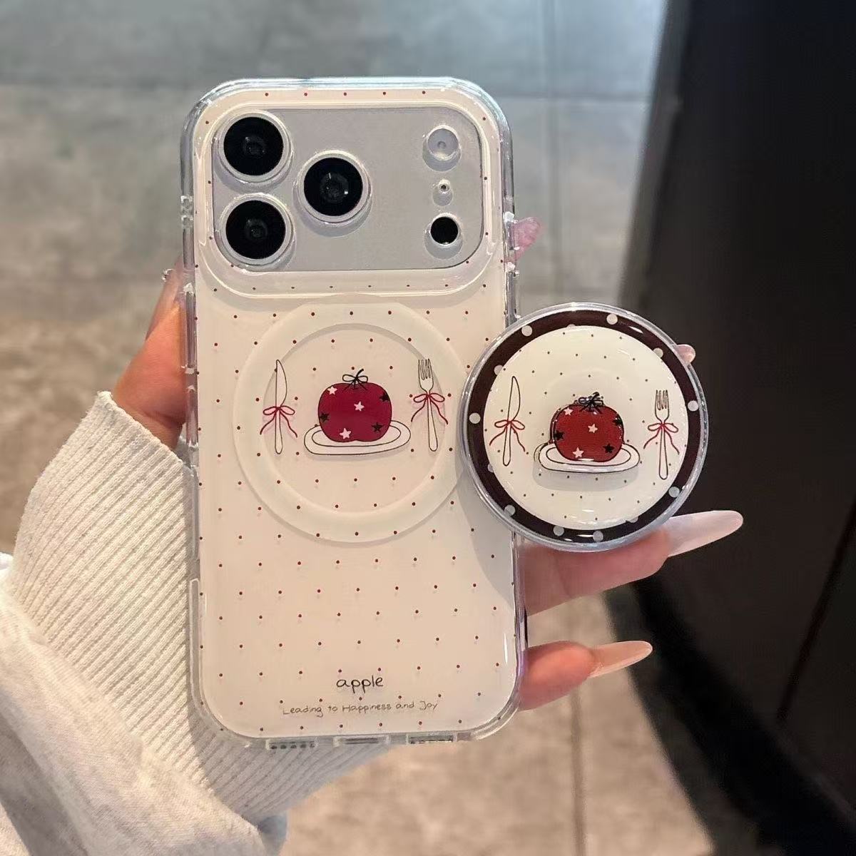 Phone Accessories Red - Soporte Magnético Plegable para Teléfono con