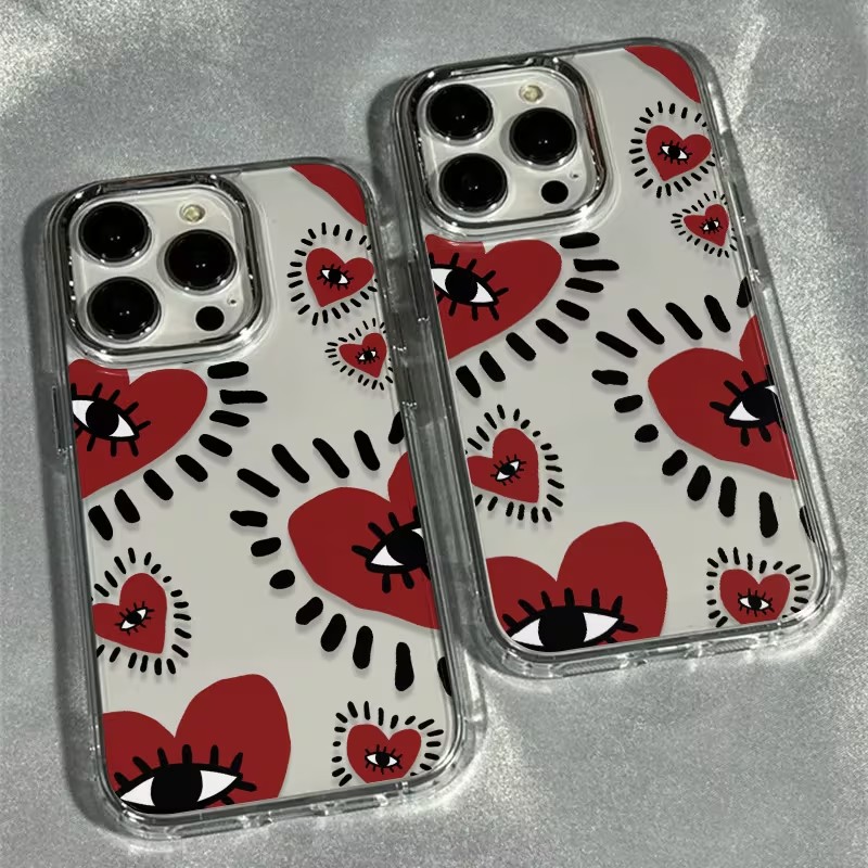 Phone Accessories Red - Funda de teléfono suave con marco