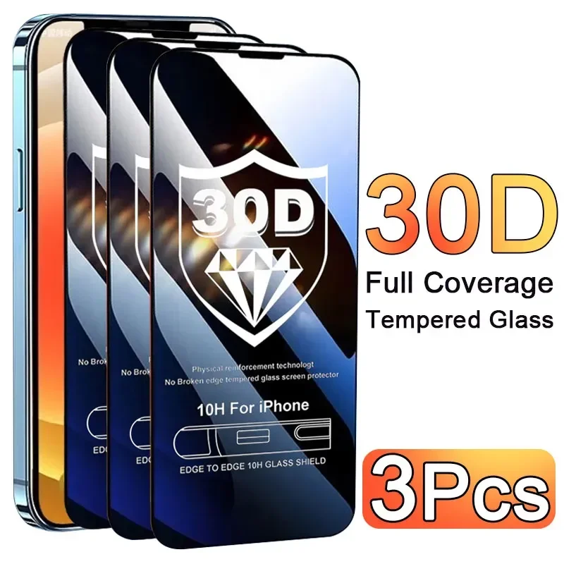 Phone Accessories Unique - 3 uds funda protectora de vidrio