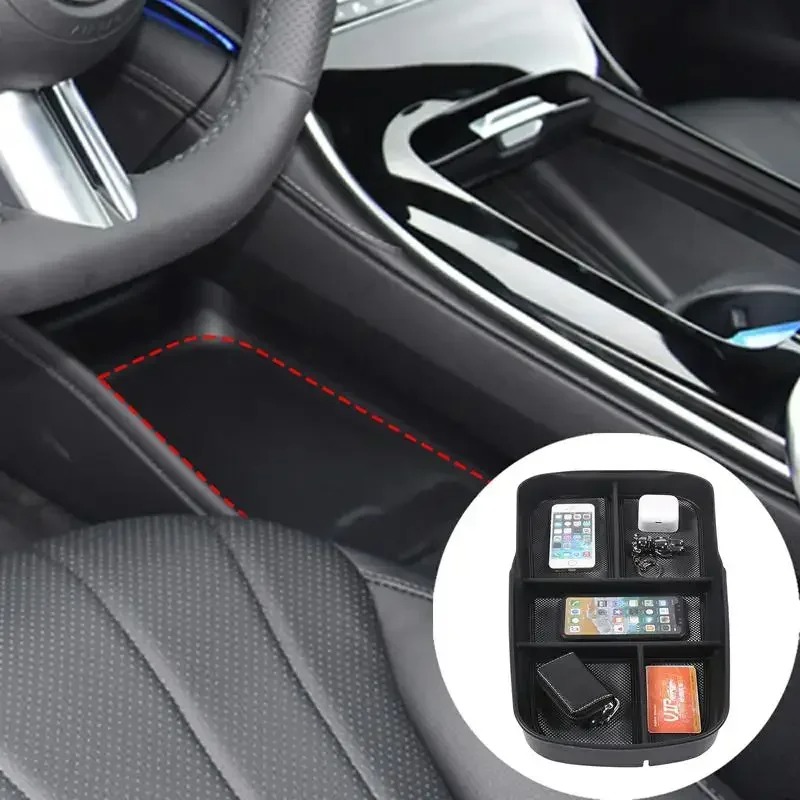 Phone Accessories Under 50 - Caja de Almacenamiento para Auto, Negra,