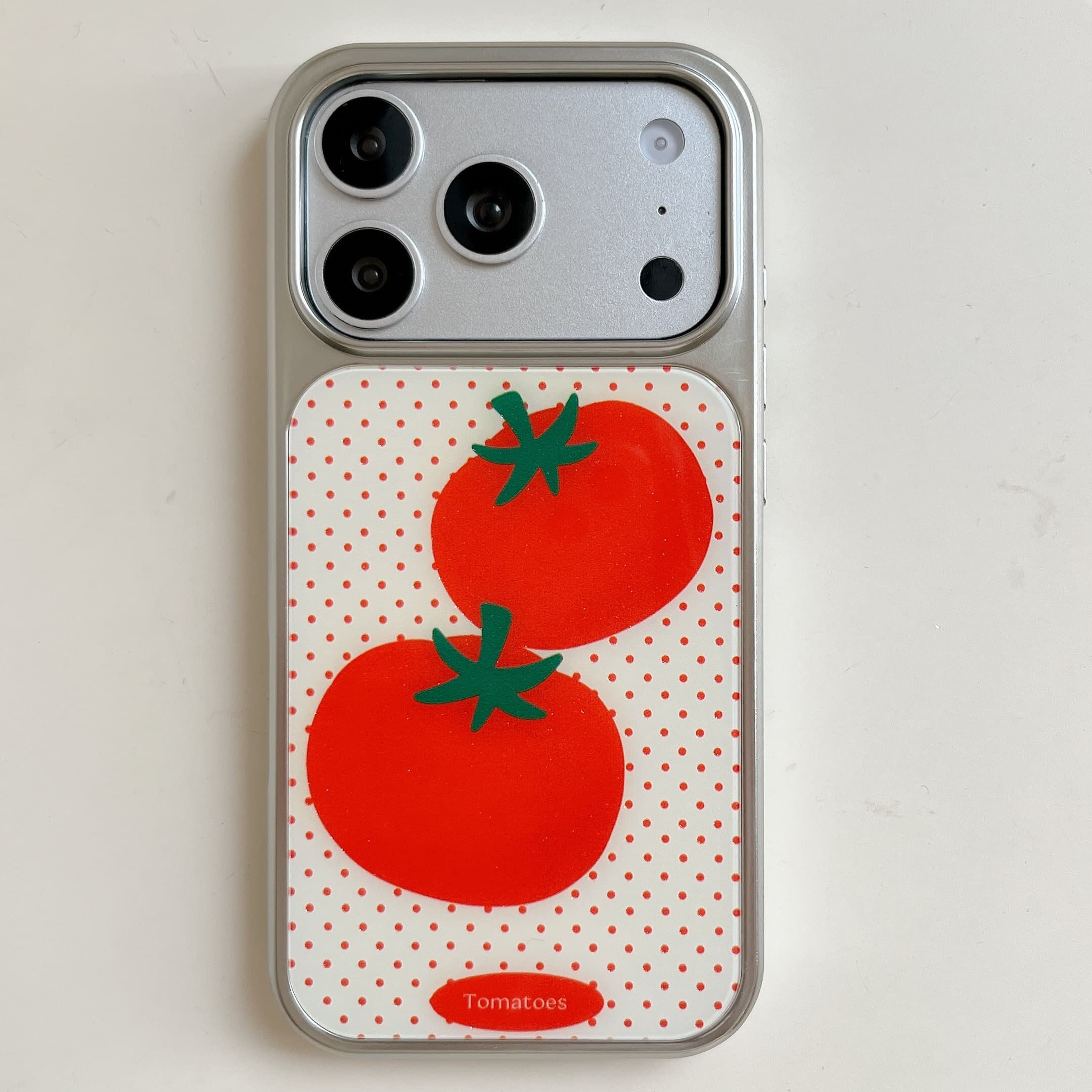 Phone Accessories Red - Funda de teléfono Y2K con lunares