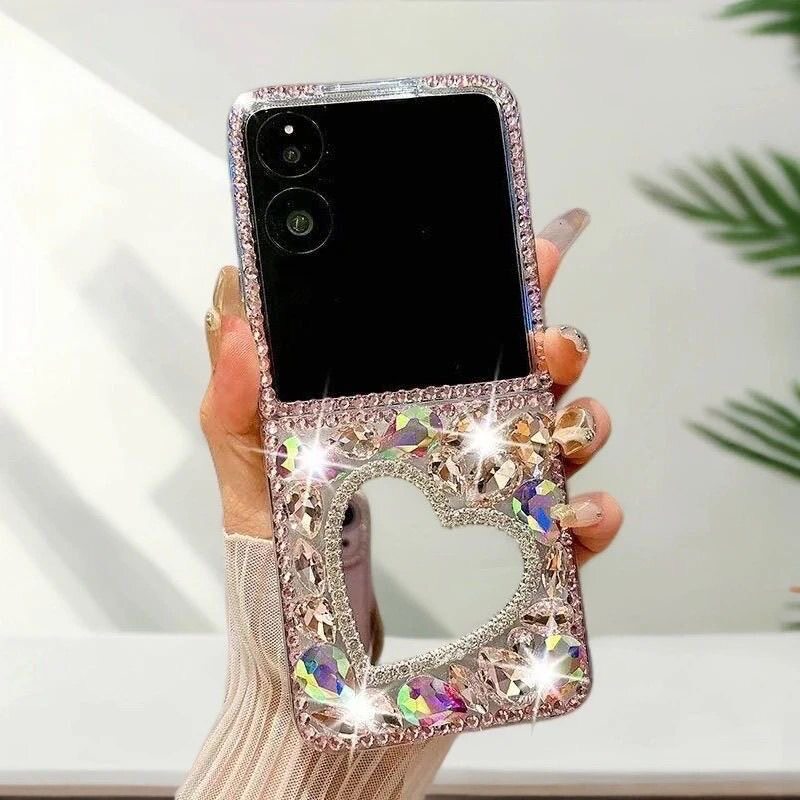 Phone Accessories From China - Espejo con diamantes como regalo para