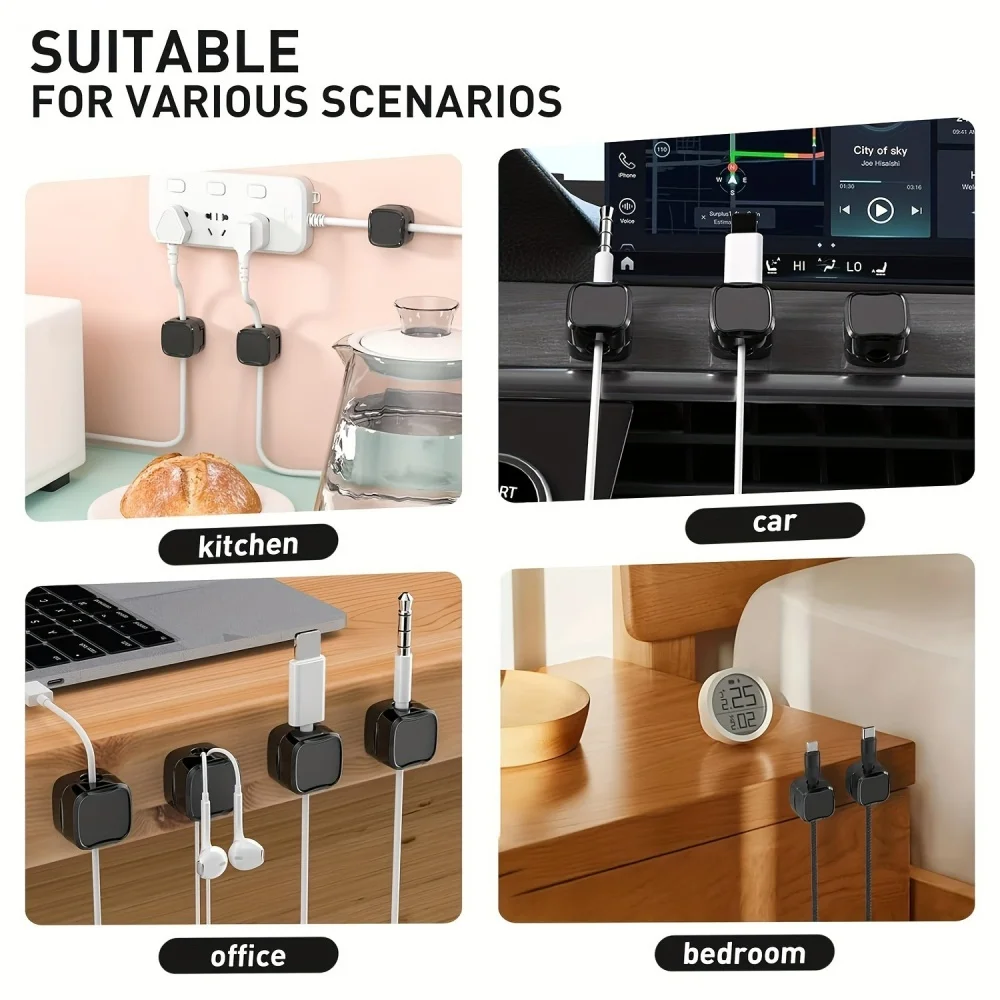 Clips Magnéticos para Cables ( - Cable Organizer Magnetic reseña y precio