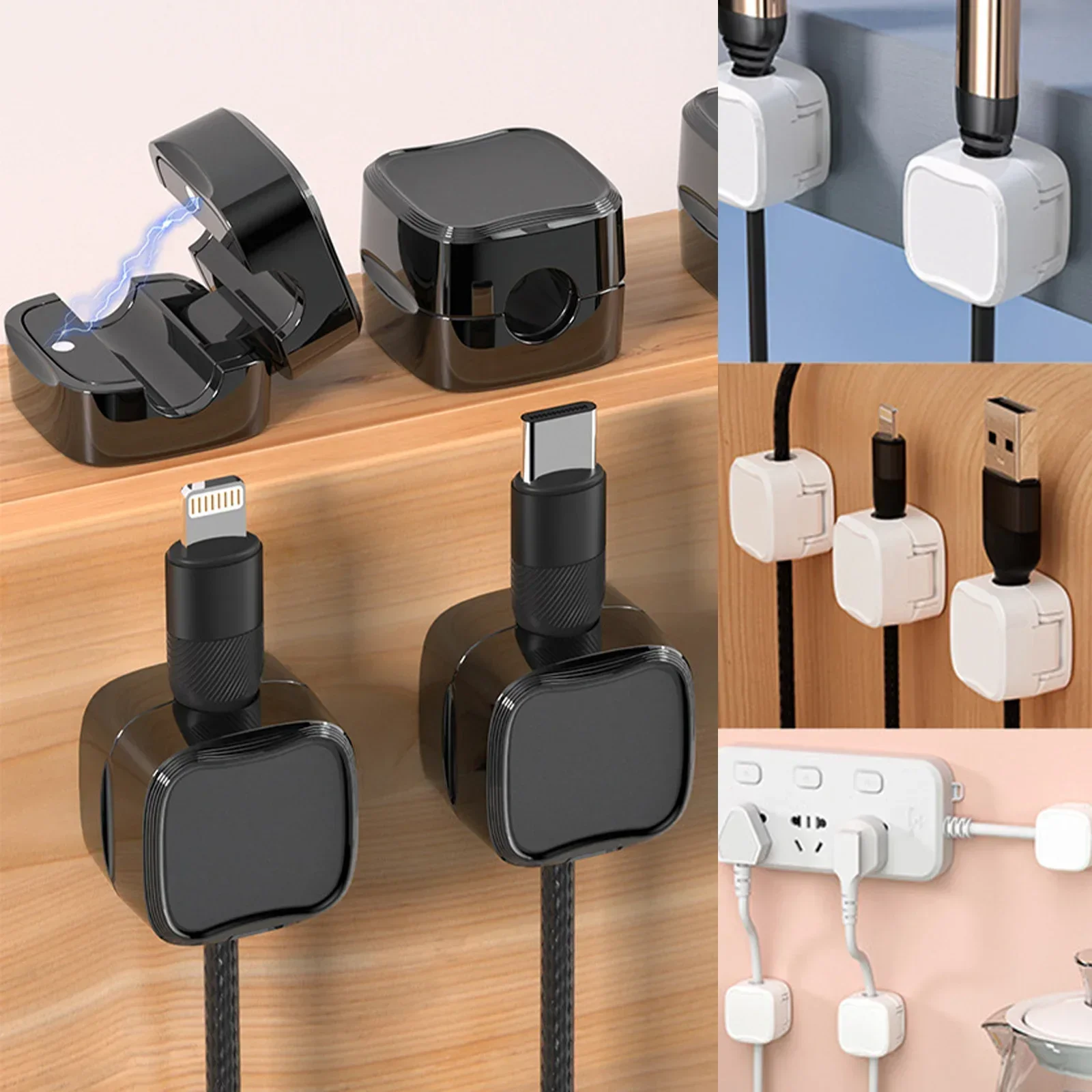 Clips organizadores de cables  - Cable Organizer Magnetic reseña y precio