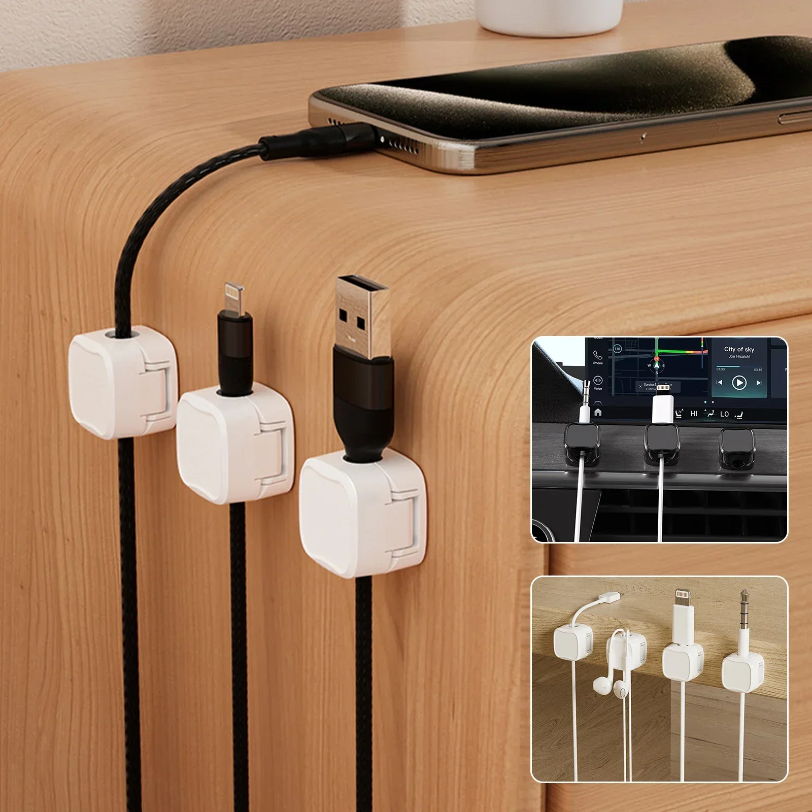 Clips organizadores de cables  - Cable Organizer Magnetic reseña y precio