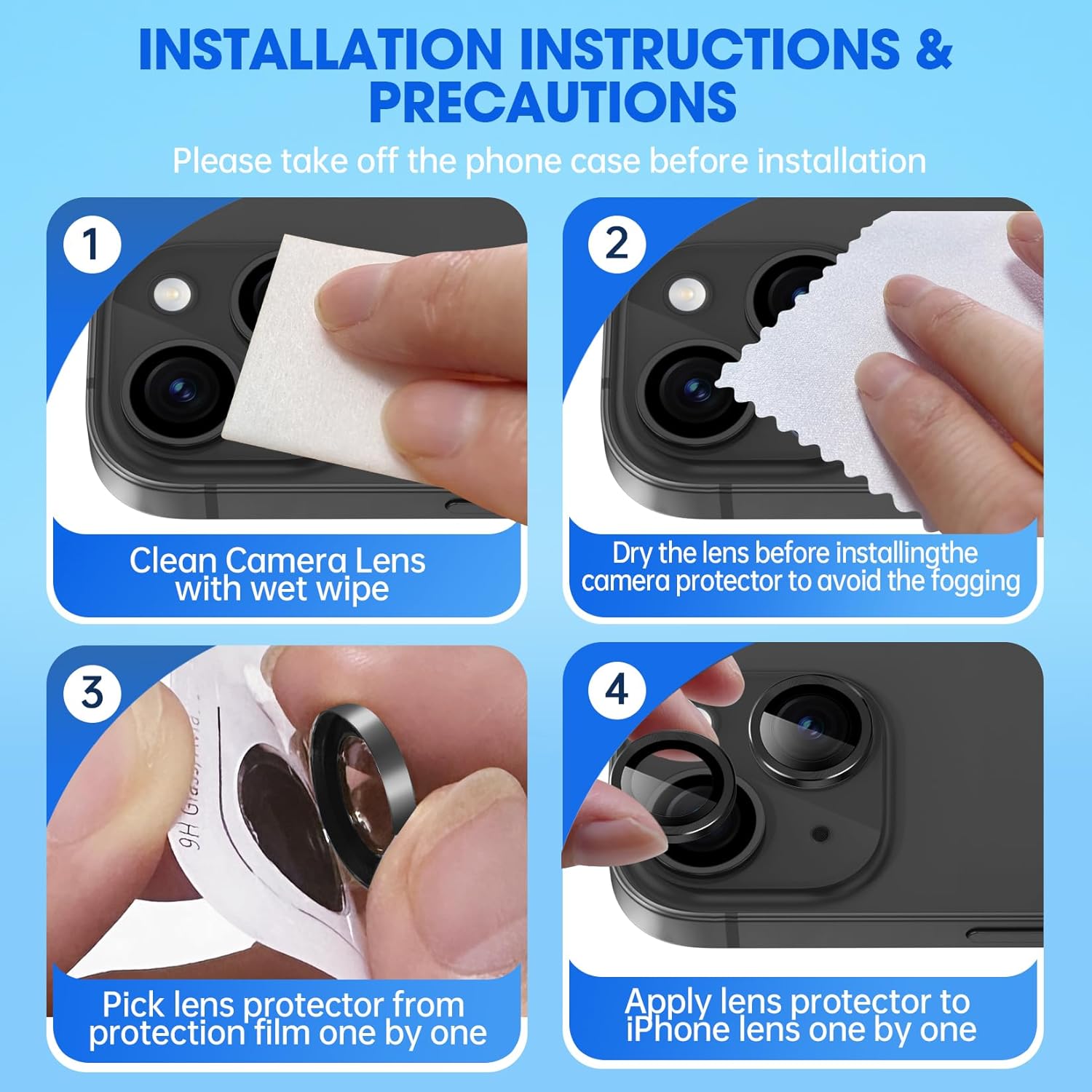 Cubierta protectora de lente d - Phone Accessories Unique reseña y precio