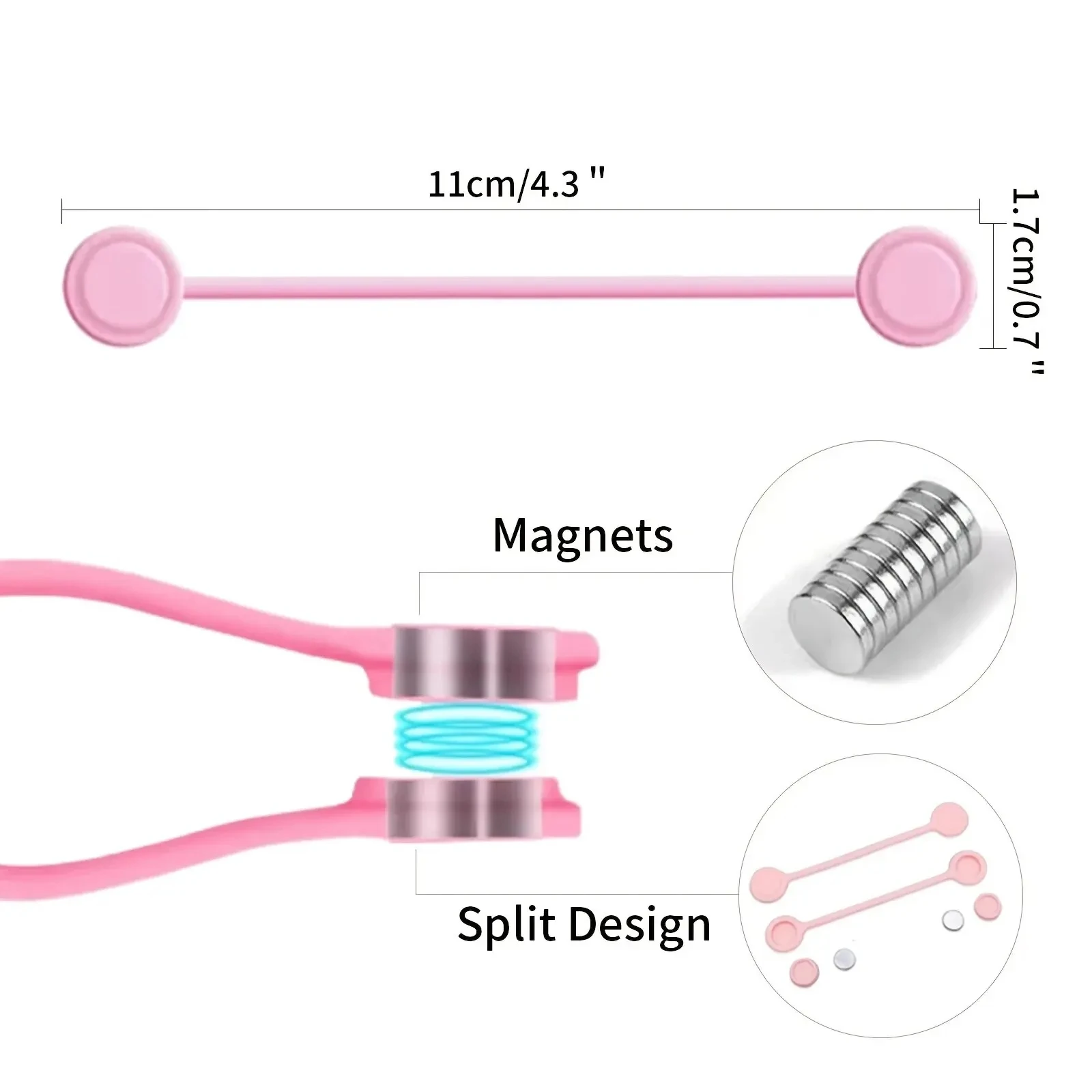 5/3/1PCS Abrazaderas magnética - Cable Organizer Magnetic reseña y precio