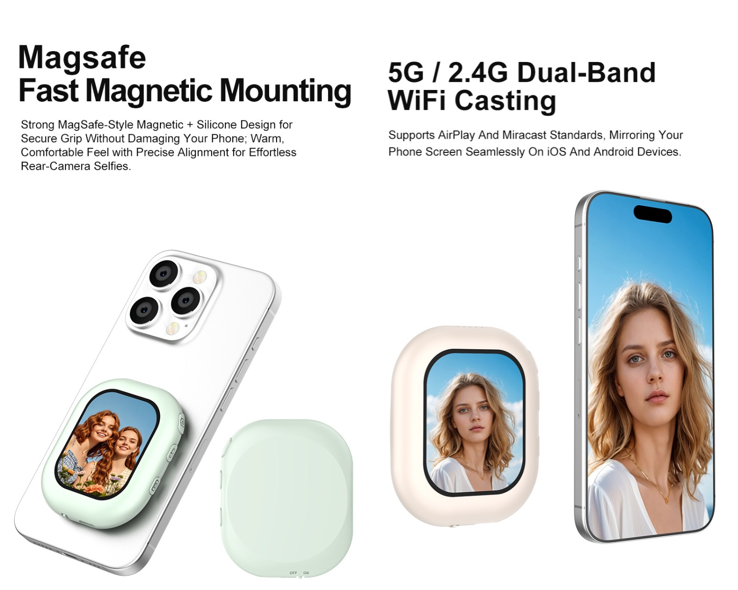 Mini Monitor Magnético Inalámb - Phone Accessories Android reseña y precio