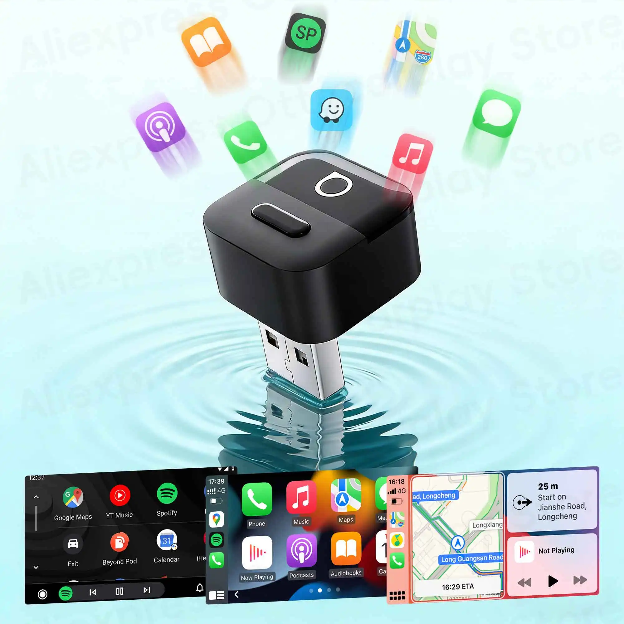 Adaptador Inalámbrico OTTOCAST - Phone Accessories Android reseña y precio
